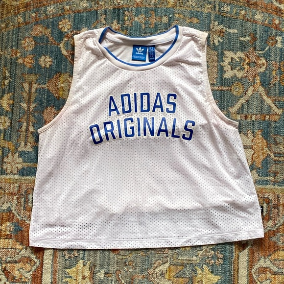 adidas Originals Tops - Adidas Originals Basketball Mesh Tank